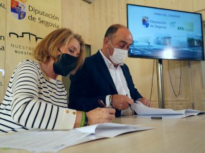 Imagen La Diputación subvenciona con 60.000 euros a la Asociación de Familiares de Enfermos de Alzheimer